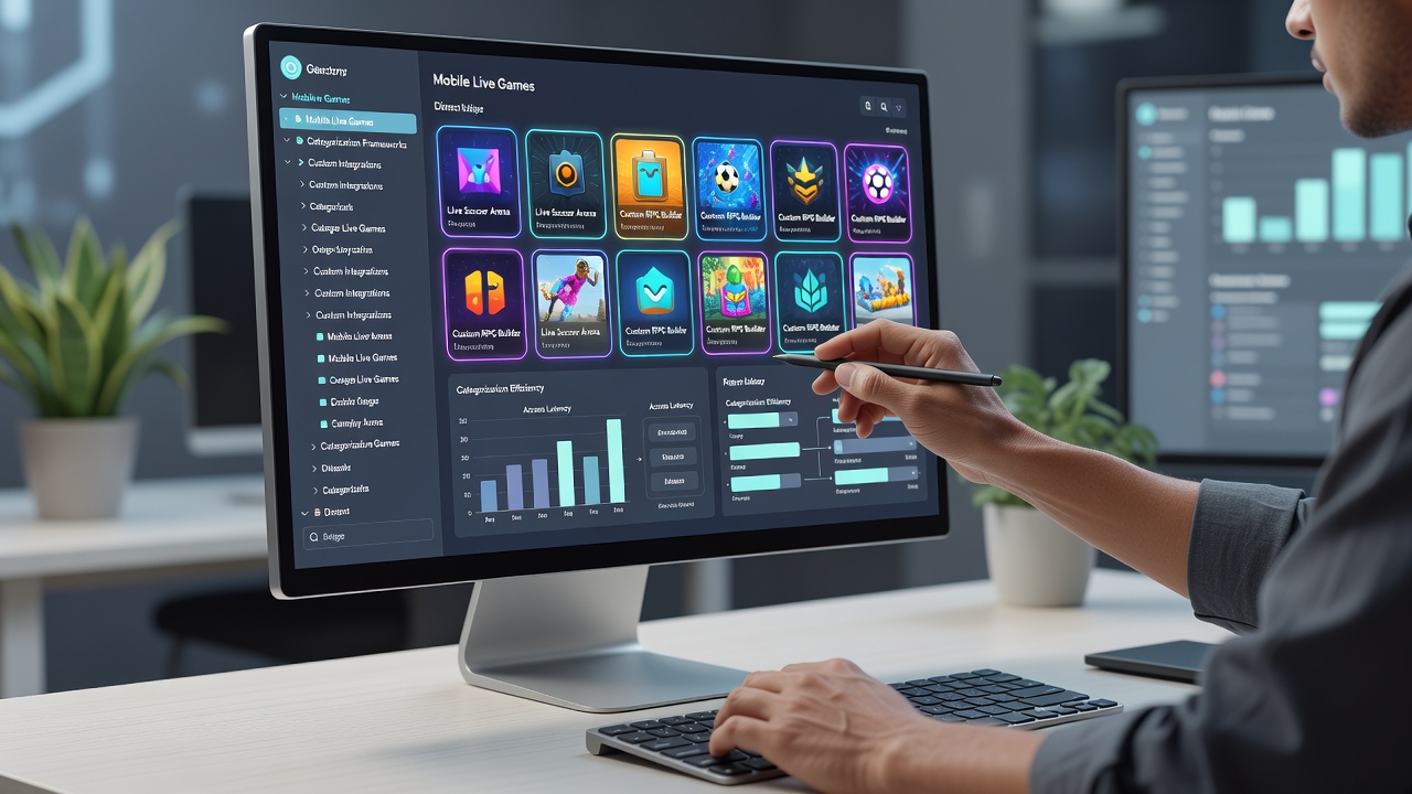 Dashboard view of promotional matching algorithms linking live mobile games to regional incentives