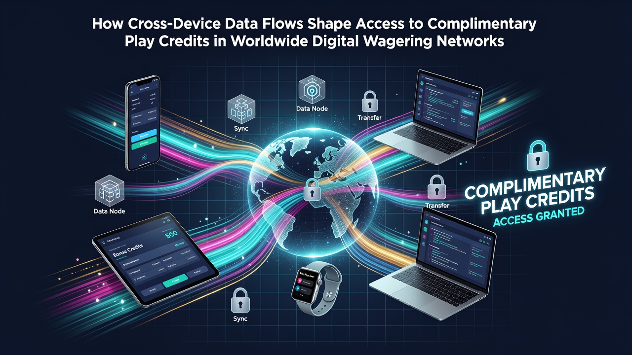 Cross-device data synchronization in global digital wagering platforms