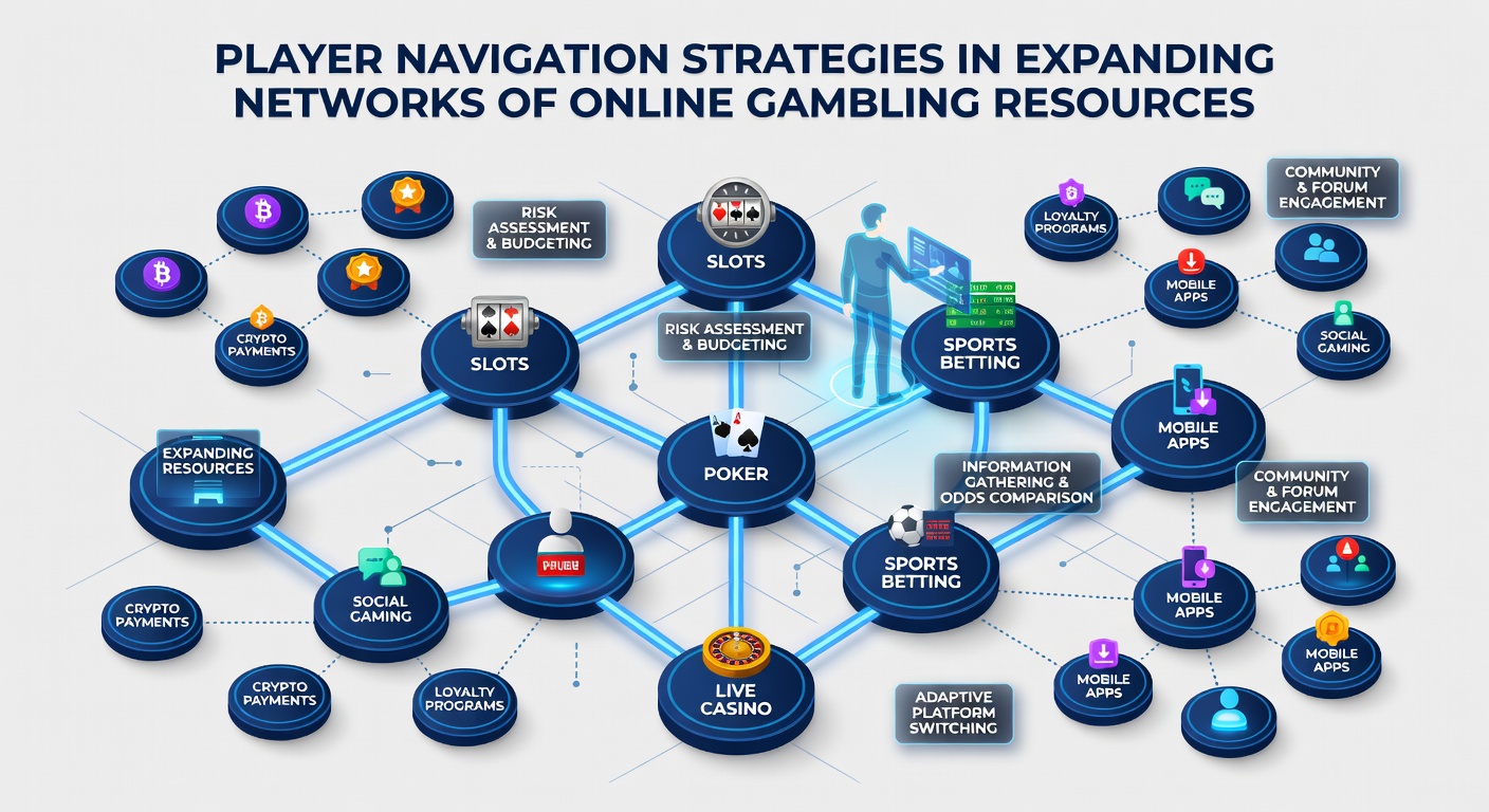 Detailed view of network mapping tools used by players to track connections across global gambling platforms