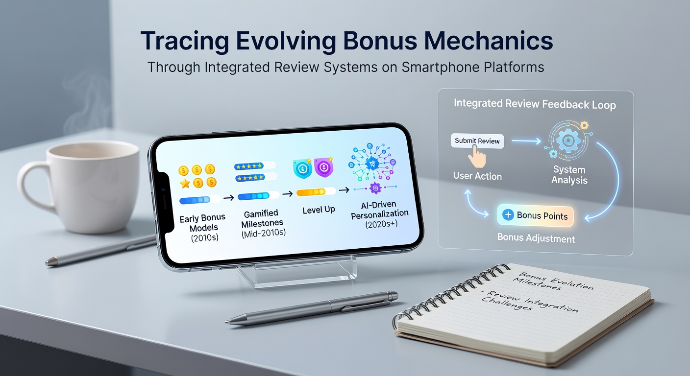 Analytics dashboard showing review trends for bonus features on mobile devices